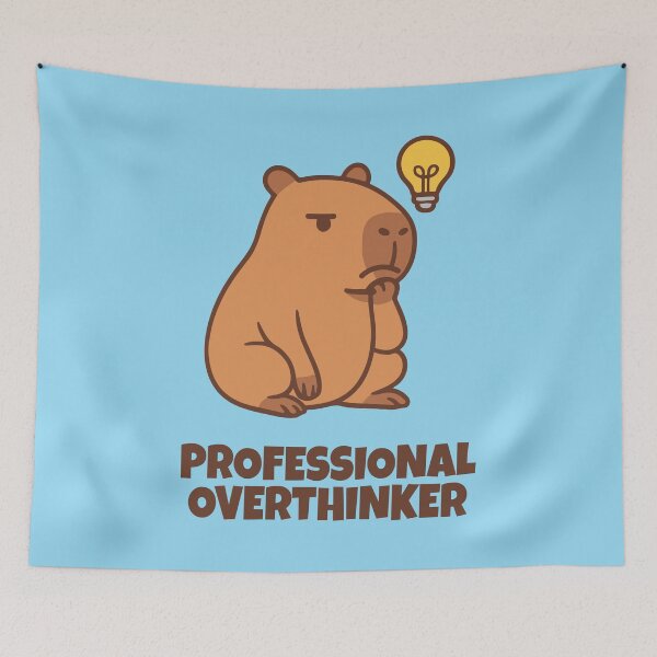 Item preview, Professional overthinker designed and sold by RatArt Designs.