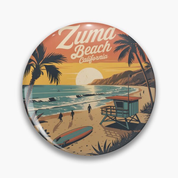 Item preview, Zuma Beach California Surf Culture Design designed and sold by CircinusStore.