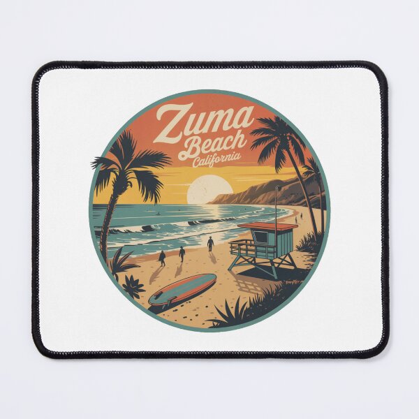Item preview, Zuma Beach California Surf Culture Design designed and sold by CircinusStore.