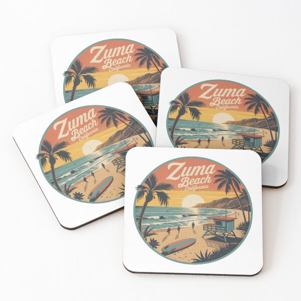 Artikelvorschau, Zuma Beach Kalifornien Surfkultur Design entworfen und verkauft von CircinusStore.