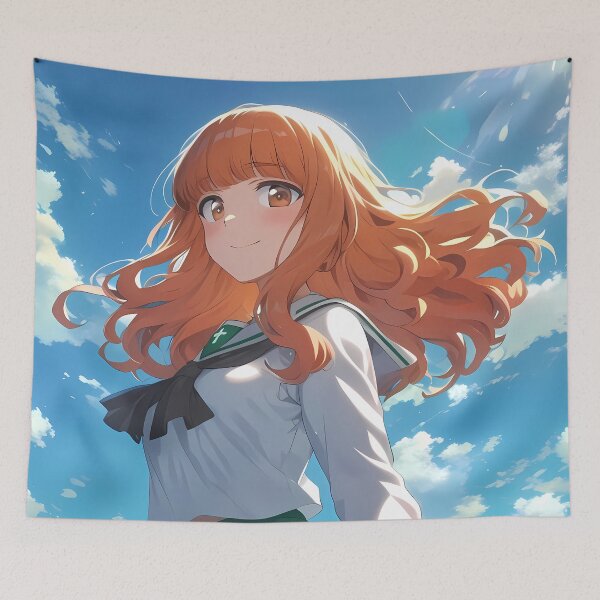 Item preview, Saori Takebe Girls und Panzer Country Breezy Summer Day designed and sold by earlobejerk.