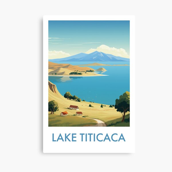 Item preview, LAKE TITICACA TRAVEL ART designed and sold by MarkedArtPrints.