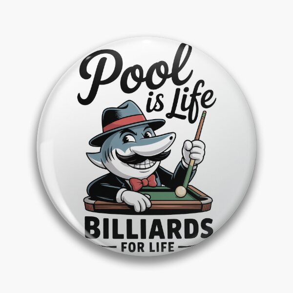 Item preview, Billiard Shark | Pool Is Life Funny Cue Sport  designed and sold by MonkiFlipp.
