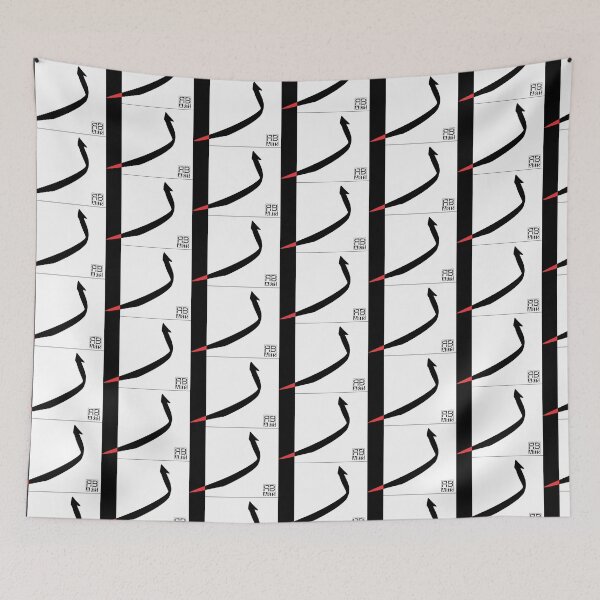 Item preview, Modern Abstract Design of the Arabic Letter Rā’ designed and sold by rbartsus.