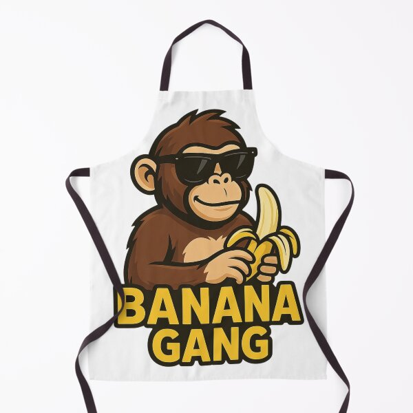 Item preview, Banana Gang – Cool monkey with sunglasses and banana | Cartoon streetwear design designed and sold by SALUdesign.