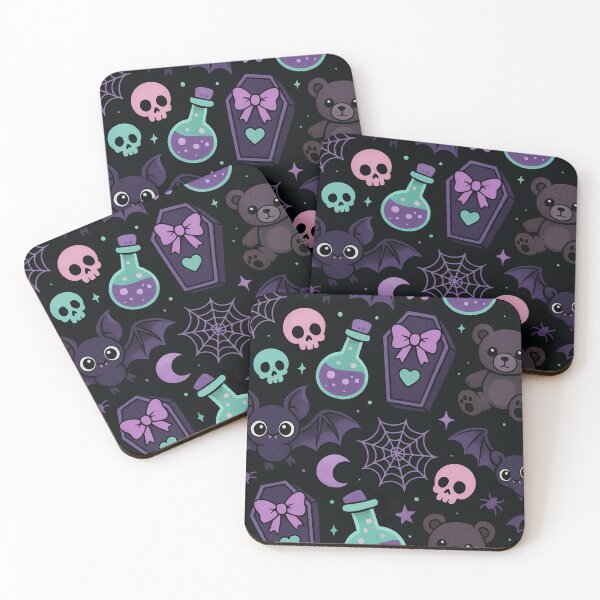 Item preview, Kawaii Pastel Goth Bears and Bats designed and sold by DarkDesiresAU.