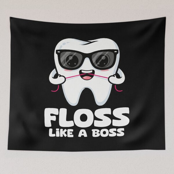 Item preview, FLOSS LIKE A BOSS - DENTIST designed and sold by KEF Custom.