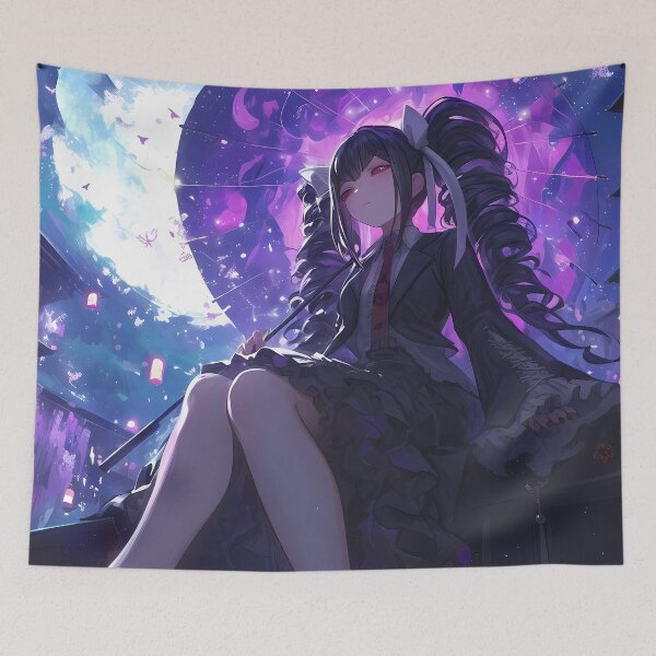 Item preview, Anime Celestia Ludenberg Danganronpa Game Gothic Yukata Wisteria Night designed and sold by earlobejerk.