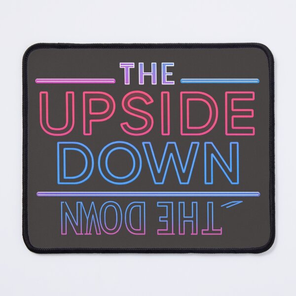 Item preview, The Upside Down — Neon Typography designed and sold by LoomisDreams.