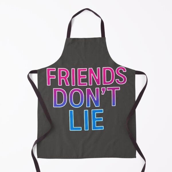 Item preview, Friends Don’t Lie — Neon Quote designed and sold by LoomisDreams.
