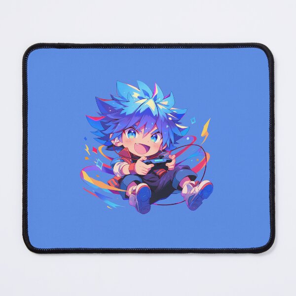 Item preview, Valt Aoi Beyblade Burst Anime Spiky Blue Gaming Controller designed and sold by earlobejerk.