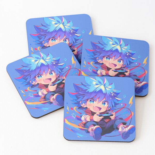 Item preview, Valt Aoi Beyblade Burst Anime Spiky Blue Gaming Controller designed and sold by earlobejerk.