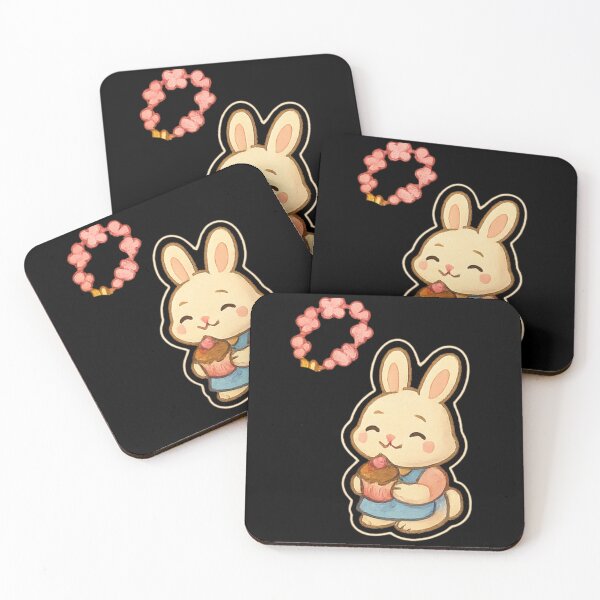 Item preview, Cute bunny Kawaii keychain designed and sold by DamioPolArt.
