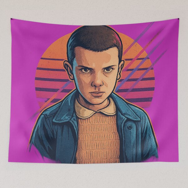 Item preview, 11 Portrait — Bold 80s Style Illustration designed and sold by LoomisDreams.