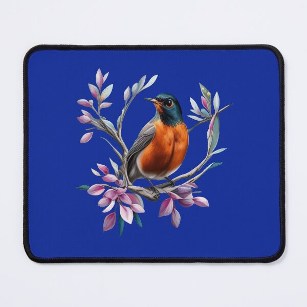 Item preview, Turdus migratorius Surrounded By Mountain Laurel designed and sold by taiche.