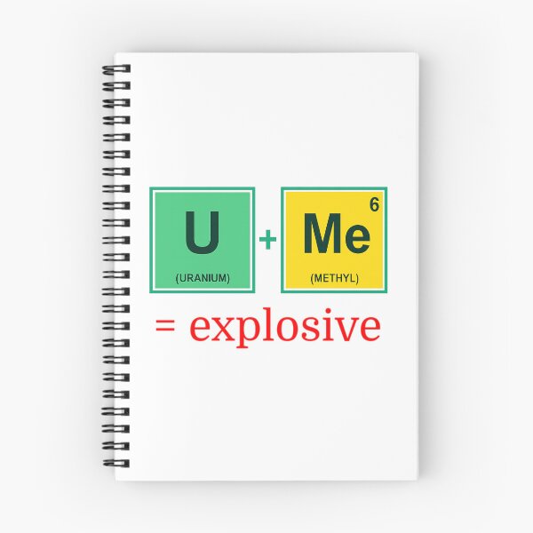 Item preview, You and Me? Uranium and Methyl, a funny take on chemistry of the physical, chemical and relationship variety. designed and sold by Chestamental.