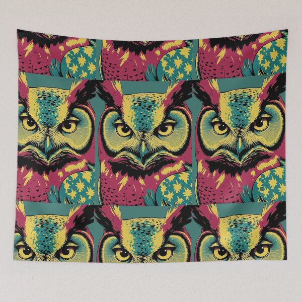 Item preview, Cool Owl in Spooky Mode for a Whimsical Halloween Night. designed and sold by AddyTae.