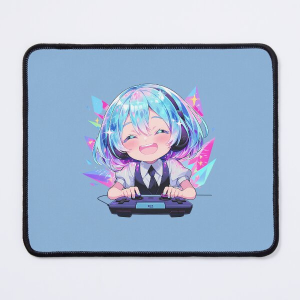 Item preview, Land Diamond Lustrous Anime Blue Gaming Controller Chibi Cute designed and sold by earlobejerk.
