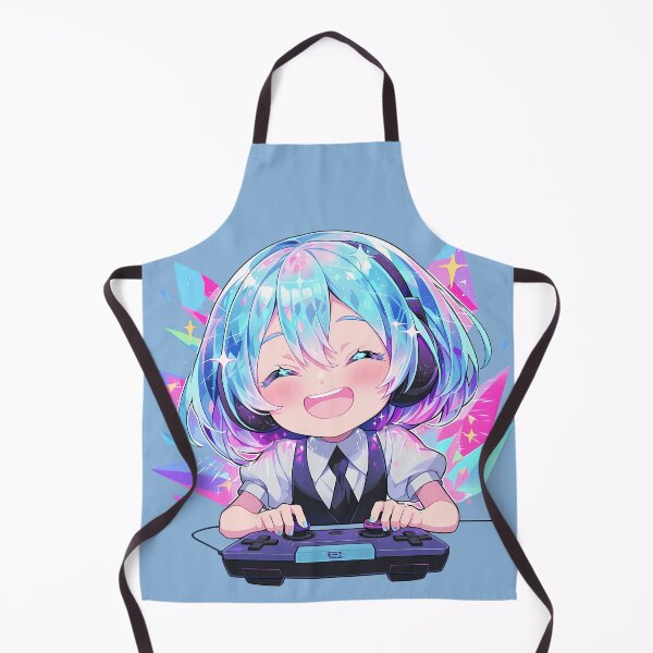 Item preview, Land Diamond Lustrous Anime Blue Gaming Controller Chibi Cute designed and sold by earlobejerk.