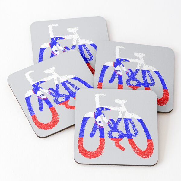 Item preview, Cycling with Slovenia flag designed and sold by bravoalpha.