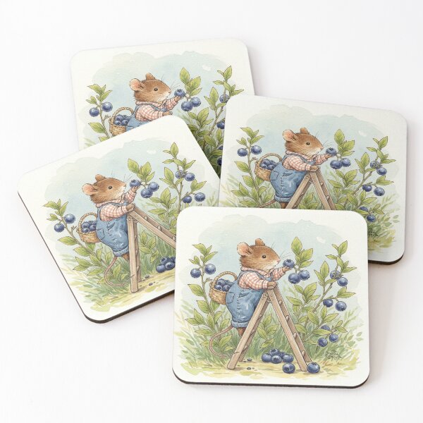 Item preview, Blueberry Harvest – Little Mouse Farmer designed and sold by Pasteltone.