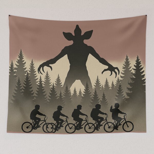 Item preview, Shadow in the Woods — Bikers vs the Monster designed and sold by LoomisDreams.
