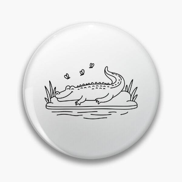 Item preview, Crocodile lying motionless near a muddy riverbank with flies nearby designed and sold by rasagamastore.