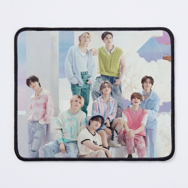 Item preview, SKZ pastel pink blue yellow poster cute boys summer limited edition smile You make STRAY KIDS stay kpop happy ot8 daughter gift photocards designed and sold by Kpop-Noona.