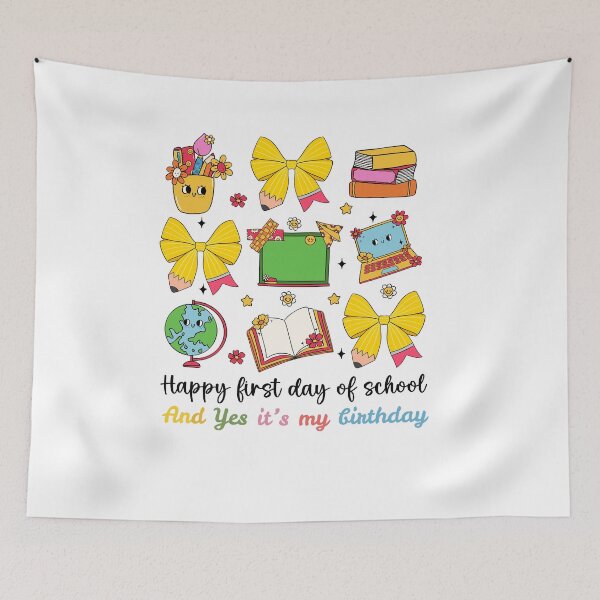 Item preview, Copy of It’s the First Day of School and Yes, It’s My Birthday designed and sold by artcultreone.