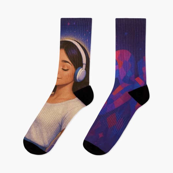 Item preview, "They don’t carry you. They just carry opinions." | Cute Girl Wearing Headphones, Eyes Closed with a Smile designed and sold by Together-in-calm.