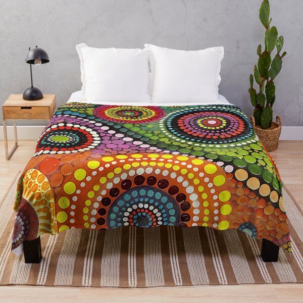 Item preview, Vibrant Dot Painting designed and sold by Made-by-Gus.