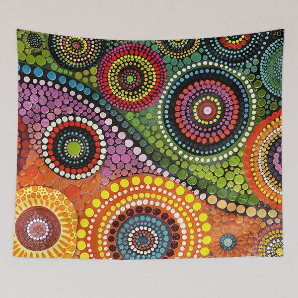Item preview, Vibrant Dot Painting designed and sold by Made-by-Gus.