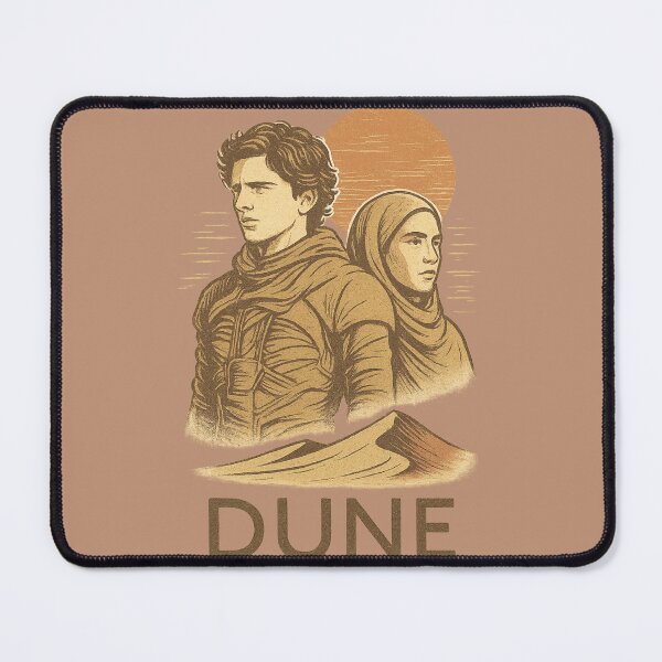 Item preview, Desert Heroic Portrait – Retro Sand & Sci-Fi Art designed and sold by LoomisDreams.