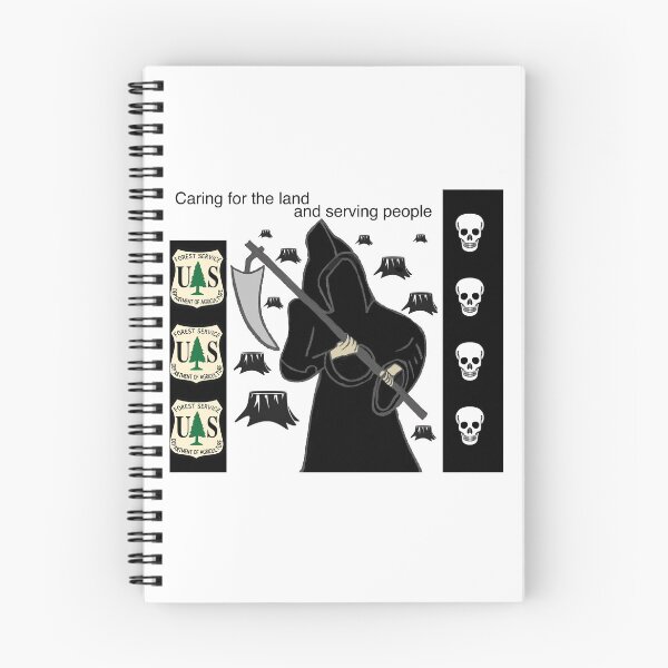 Item preview, U.S. Forest Service Grim Reaper designed and sold by dscottlarson.