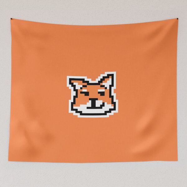 Item preview, Fox Pixel Art Emoji Skeptical Suspicious Grumpy Kawaii designed and sold by PixelDrukiPL.