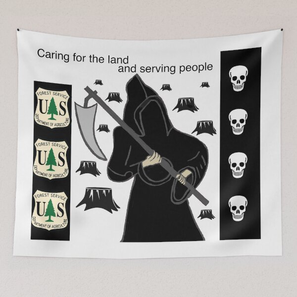 Item preview, U.S. Forest Service Grim Reaper designed and sold by dscottlarson.