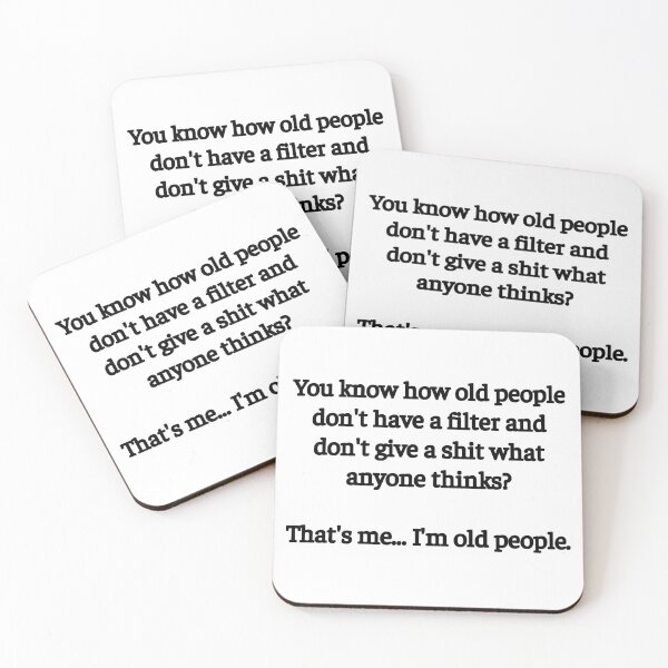 Item preview, I'm Old People designed and sold by Angry Swan Designs.
