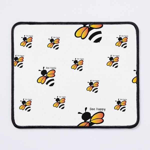 Item preview, Bee Happy – Cute Bumble Bee Repeat Pattern designed and sold by graphicnew.