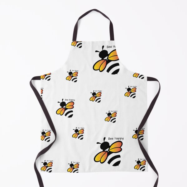 Item preview, Bee Happy – Cute Bumble Bee Repeat Pattern designed and sold by graphicnew.