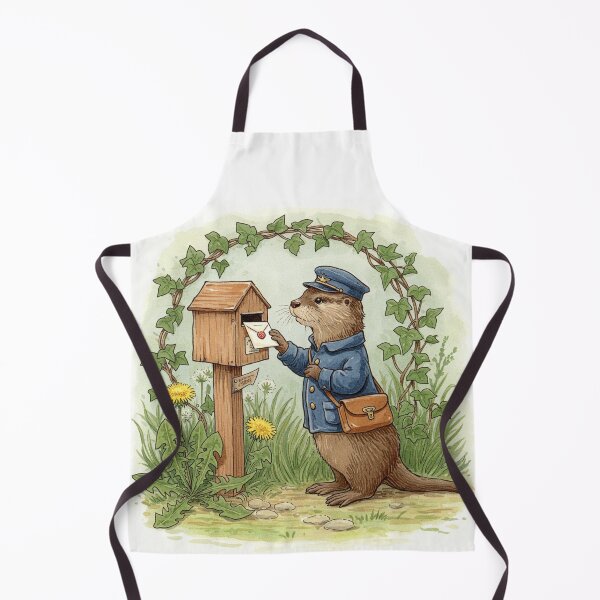 Item preview, Post Otter's Woodland Delivery designed and sold by Pasteltone.