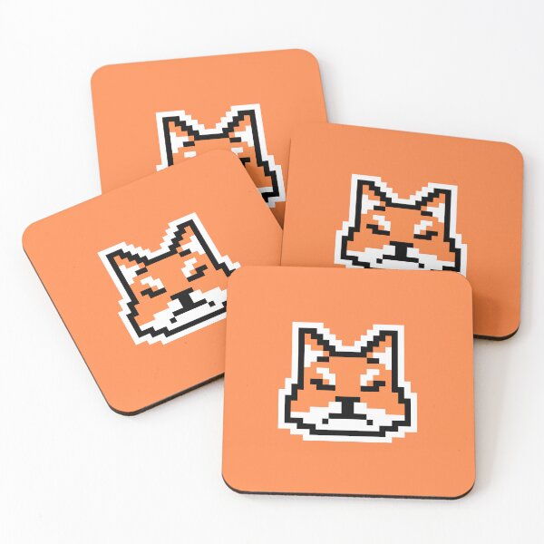 Item preview, Pixel Art Fox Emoji Angry Cute Kawaii designed and sold by PixelDrukiPL.