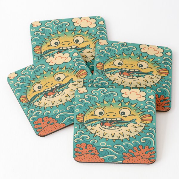 Item preview, Pufferfish Smile Squad designed and sold by SunkenAbyss.