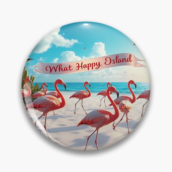 Item preview, A Happy Island — Flamingos of Aruba — Harmony in Motion. designed and sold by Ralek.