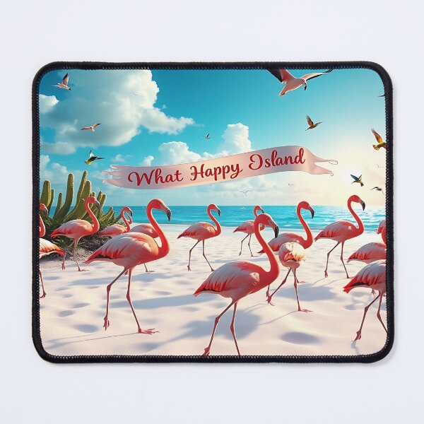 Item preview, A Happy Island — Flamingos of Aruba — Harmony in Motion. designed and sold by Ralek.