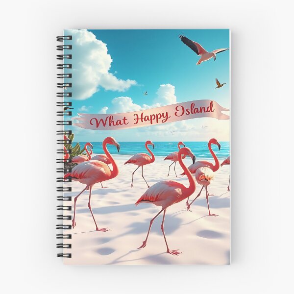 Item preview, A Happy Island — Flamingos of Aruba — Harmony in Motion. designed and sold by Ralek.