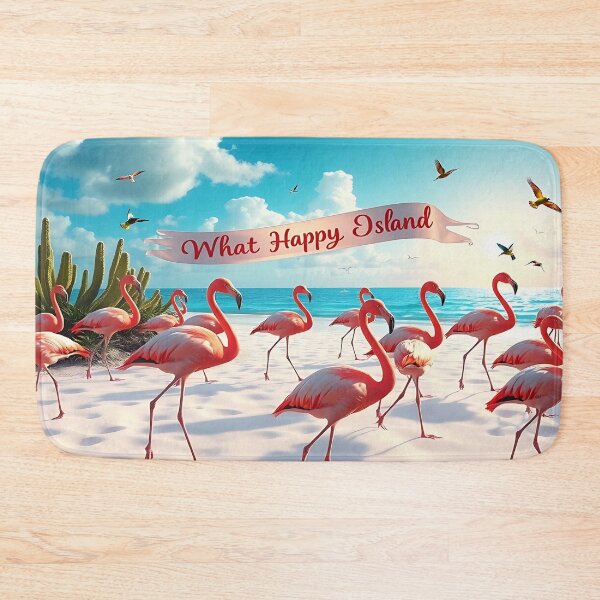 Item preview, A Happy Island — Flamingos of Aruba — Harmony in Motion. designed and sold by Ralek.