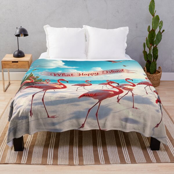 Item preview, A Happy Island — Flamingos of Aruba — Harmony in Motion. designed and sold by Ralek.