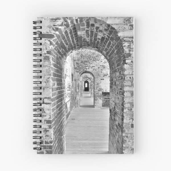 Item preview, The Arches At Fort Macon North Carolina Black And White designed and sold by LisaWootenPhoto.