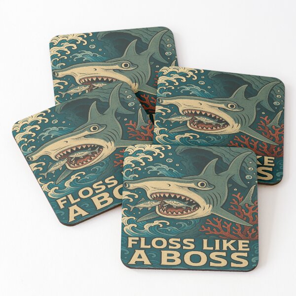 Item preview, Hammerhead Floss Boss designed and sold by SunkenAbyss.