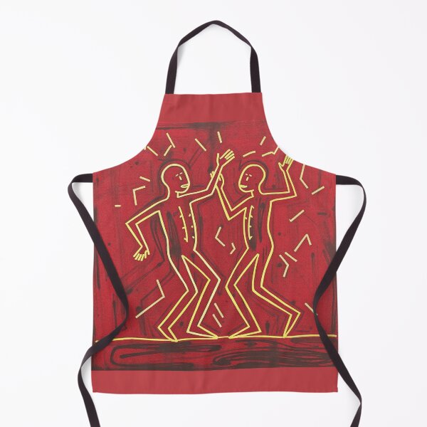 Item preview, Happy Dancing Stick People Men Graphic Art designed and sold by KALEIDOSCOPE UK.